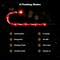 10PCS Christmas Candy Cane Pathway Lights, Red & White Striped LED Candy Cane Lights with Stakes, Outdoor Indoor Holiday Decor for Lawn, Walkway, Garden, Christmas Party Decoration